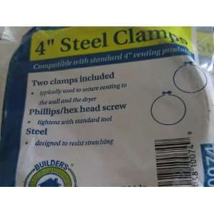  4 STEEL CLAMPS