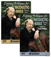 ACOUSTIC UPRIGHT  STAND UP BASS LESSONS   2 DVD SET  