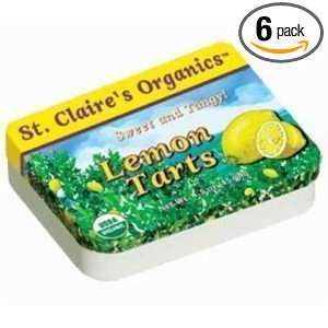 St. Claires Lemon Tarts, 1.5 Ounce (Pack of 6)  Grocery 