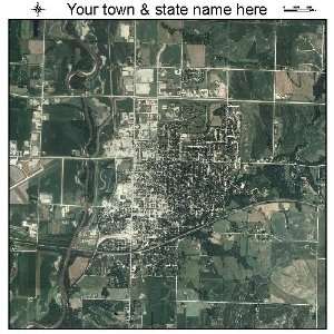  Aerial Photography Map of Red Oak, Iowa 2011 IA 