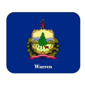  US State Flag   Warren, Vermont (VT) Mouse Pad Everything 