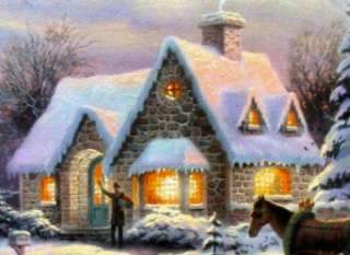   of Christmas 18x24 S/N Limited Edition Thomas Kinkade Canvas Paintings