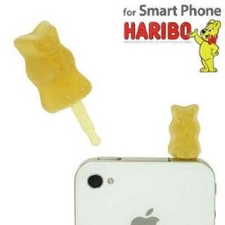   HARIBO Gummi Bear Earphone Jack Accessory (Yellow) by RUNA co.,ltd