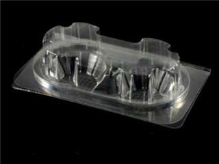 CAVITY CLEAR PLASTIC CUPCAKE HOLDERS CASES BUBBLE PODS PACK OF 10 