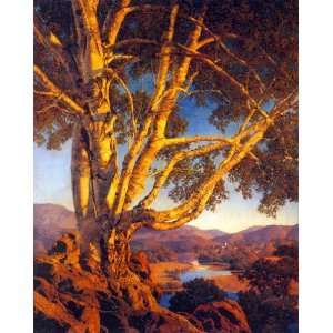 Hand Made Oil Reproduction   Maxfield Parrish   32 x 40 inches   Old 