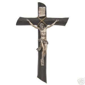  Catholic 9 Resin INRI Golden Wall Hanging Crucifix