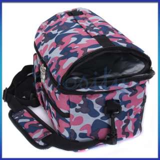   Lunch Bag Cooler Bag Outdoor Camping Pink Camo 600D Nylon New  