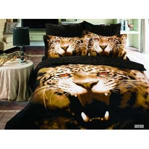  Arya Tiger   Duvet Cover Bed in Bag   Full / Queen Bedding 