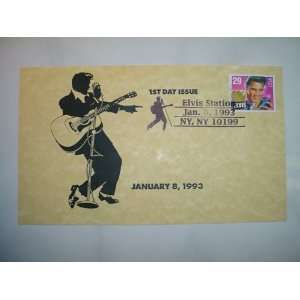   First Day of Issue Elvis Station, NY, NY 10193, .29 Cent Stamp