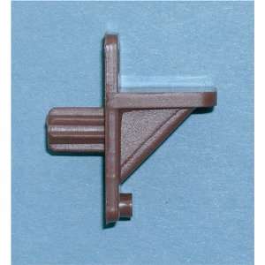  Cocoa Brown Shelf Supports   1/4 Diameter Fluted Peg (Pkg 