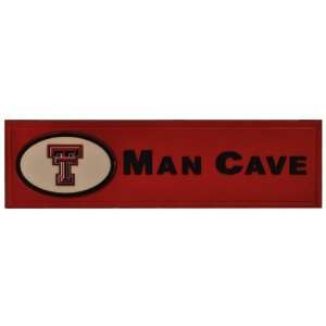  Texas Tech University Man Cave Wooden Bar Sign