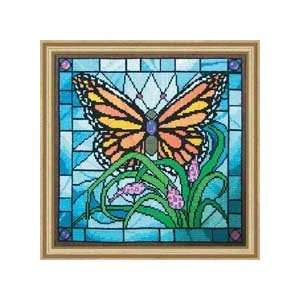  Monarch Butterfly Counted Cross Stitch Kit Arts, Crafts & Sewing