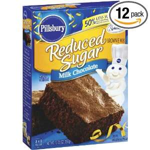   Sugar Milk Chocolate Brownie Mix, 12.35 Ounce Boxes (Pack of 12