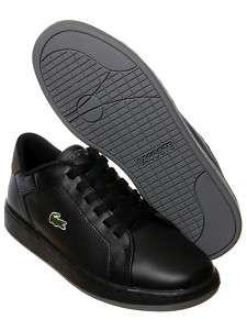 Mens Lacoste Trainers  Carnaby MOD  Blk/Gry NIB  