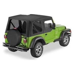 2003 2006 Jeep Wrangler Sailcloth Replace A Top w/Tinted Side/Rear and 