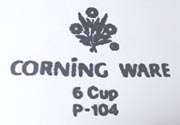 CORNING WARE SPICE OF LIFE   6 CUP TEA POT (P 104)  