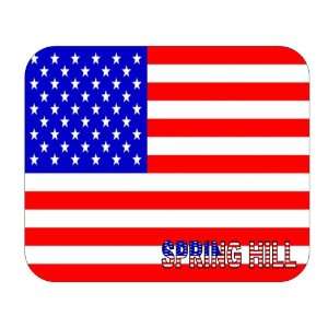  US Flag   Spring Hill, Florida (FL) Mouse Pad Everything 