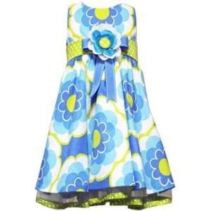  Toddler Girl Spring Dresses   Periwinkle and Lime Floral 