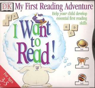 WANT TO READ My First Reading Adventure Ages 3  5 CD  