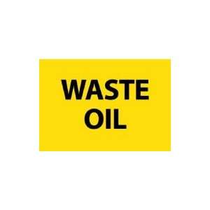 M751RB   Waste Oil, 10 X 14, .050 Rigid Plastic  