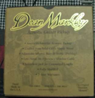 Dean Markley Artist Transducer Acoustic Pickup  