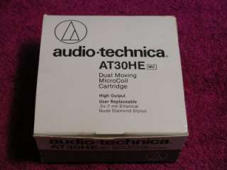 Audio Technica AT30HE Dual moving coil phono Cartridge  