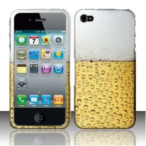  Apple iPhone 4 & 4S Protector Case Rubberized COOL Bubbles BEER 