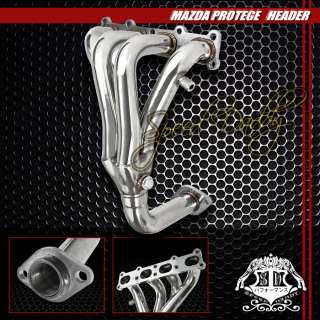 STAINLESS RACING MANIFOLD HEADER/EXHAUST 01 03 MAZDA PROTEGE/5 2.0L DX 