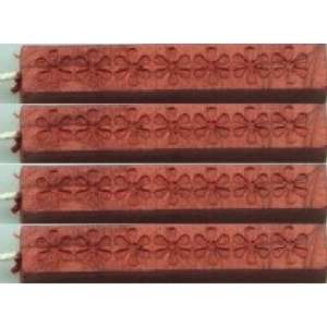  Red Pearl Flexible Sealing Wax (with wick)   4 Sticks