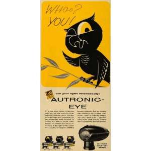  1955 Ad General Motors Corp. Autronic Eye Light Owl 