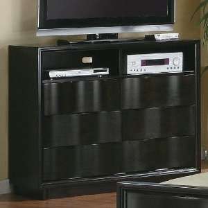   The Wave Birch Veneer TV Dresser by Coaster Furniture
