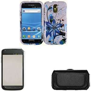  T989 Combo Blue Splash Protective Case Faceplate Cover + LCD Screen 