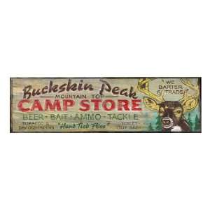  Custom Large Buckskin Peak Camp Store Vintage Style Wooden 