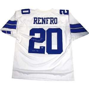  Mel Renfro Custom White Jersey 