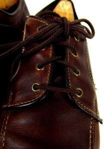 mens brown ALLEN EDMONDS MAPLETON casual dress shoes leather oxfords 