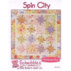 Spin City Schnibbles Charm Pack Pattern   Miss Rosies Quilt Company 