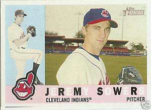 2009 Topps Heritage #14 Jeremy Sowers Indians  