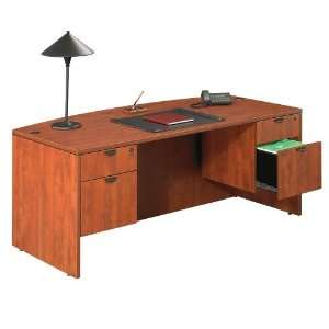  Regency Contract Bow Front Executive Desk