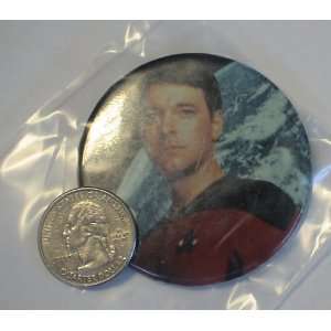    Star Trek the Next Generation Riker Vintage Button 