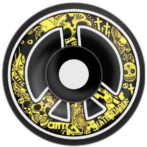  Atm Peace 50mm Yellow Ppp Skate Wheels