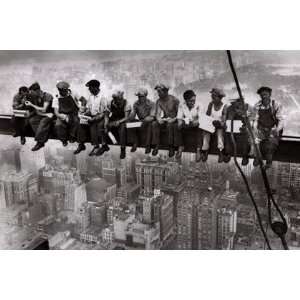  Atop a Skyscraper, c.1932 by Charles C. Ebbets 36x24