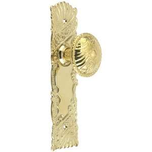  Roanoke Passage Door Set In Unlacquered Brass