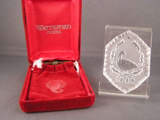 WATERFORD CRYSTAL 12 DAYS CHRISTMAS ORNAMENT 1989  