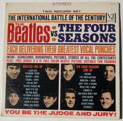 BEATLES Vs FOUR SEASONS 1964 Vee Jay 2 LP Set Rare Stereo Issue 