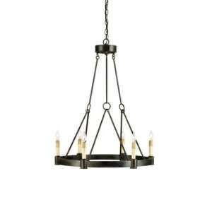  Currey and Company 9022 Chatelaine   Six Light Chandelier 