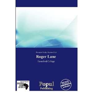  Roger Lane (9786137867884) Dewayne Rocky Aloysius Books