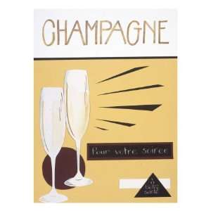   Champagne Giclee Poster Print by Sharyn Sowell, 24x32