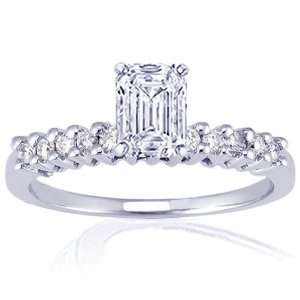   Emerald Cut Diamond Engagement Ring FLAWLESS GIA Fascinating Diamonds
