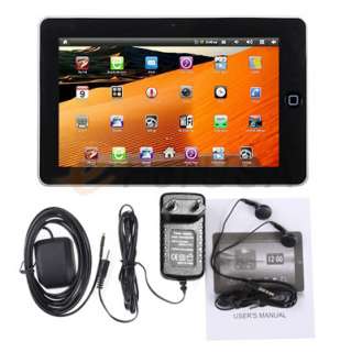10.2 Google Android 2.2 TouchScreen DDR2 512MB 4GB flash 3G WIFI GPS 