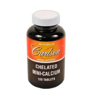  Carlson Labs Chelated Mini Calcium, 120 Tablets Health 